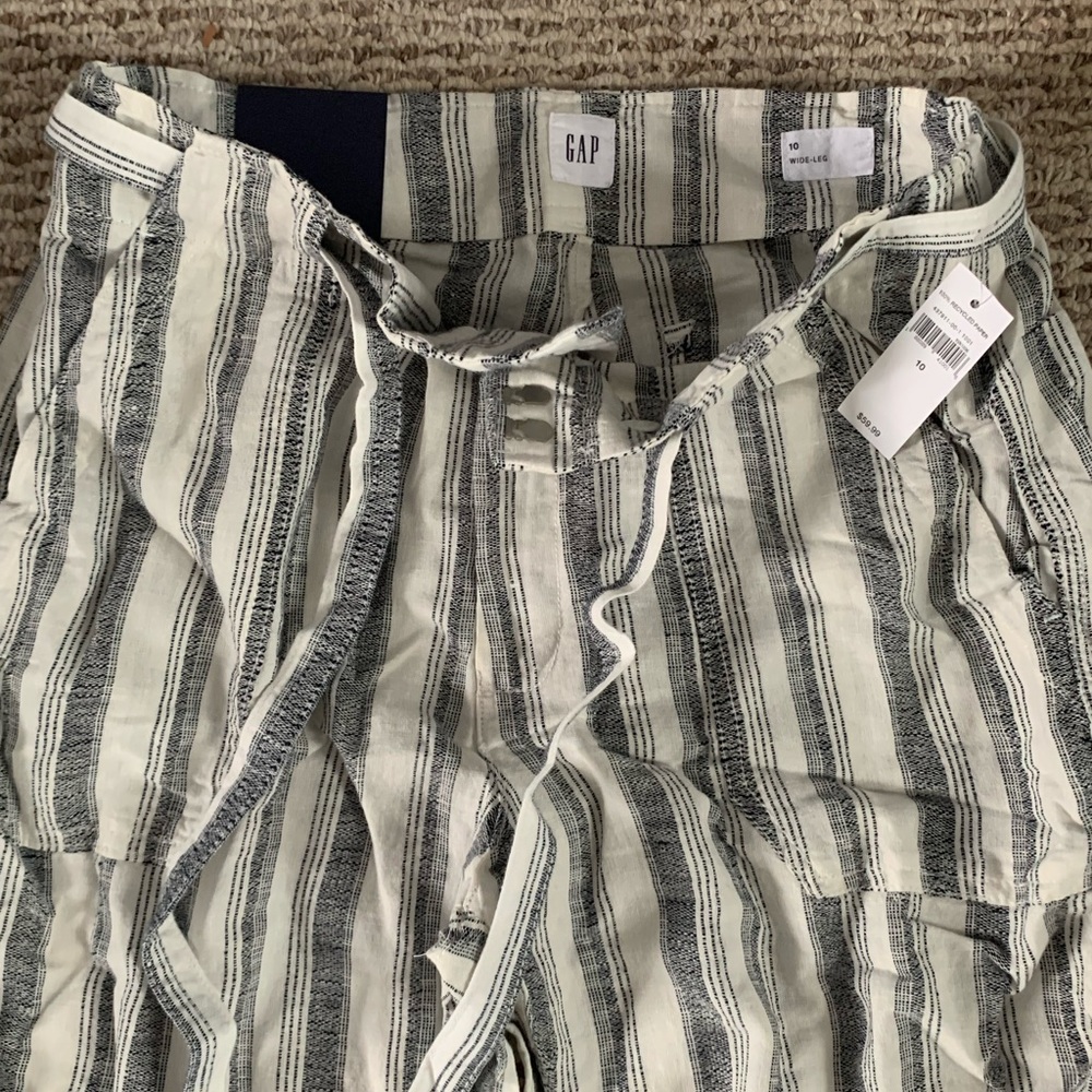 GAP wide leg high rise pants